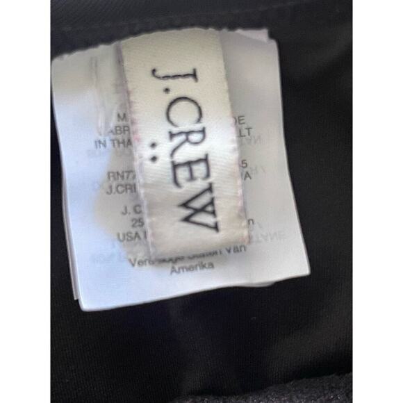 J Crew Swimsuit Womens Small Black One Shoulder Ruffle One Piece Swim Suit - Picture 5 of 8